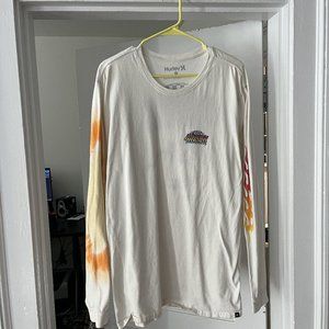 Hurley Long-Sleeve Wilson White T-Shirt XL